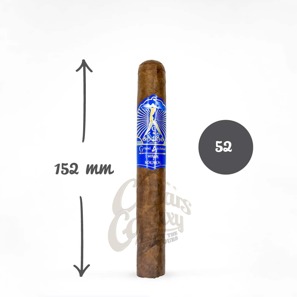 HIRAM & SOLOMON Grand Architect Corojo Robusto πούρο Grand Architect Corojo Robusto πούρο Νικαράγουας μήκος 152 χιλιοστών και διαμέτρου 52 χιλιοστών
