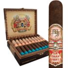 La Gran Oferta Robusto πούρο ρομπούστο Νικαράγουας μήκος 127 χιλιοστά διάμετρος 50 χιλιοστά μέσα στο ξύλινο καφέ κουτί τους