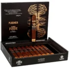 Alma Fuerte Box Pressed Robustus I πούρο ρομπούστο τετράγωνο Νικαράγουας με γεύση βελανιδιάς και μελάσας πούρα μέσα στο ξύλινο μαύρο κουτί τους της μάρκας Plasencia