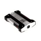 Defi Extreme Αναπτήρας Jet Brushed Lighter αντιανεμικός επαναγεμιζόμενος βουτανίου χρώμα μαύρο-ασημί