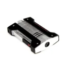Defi Extreme Αναπτήρας Jet Brushed Lighter αντιανεμικός επαναγεμιζόμενος βουτανίου χρώμα μαύρο-ασημί