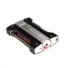 Defi Extreme Αναπτήρας Jet Brushed Lighter αντιανεμικός επαναγεμιζόμενος βουτανίου χρώμα μαύρο-ασημί