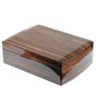 Humidor Υγραντήρας πούρων walnut set για 15 Πούρα ξύλινος καφέ χρώμα