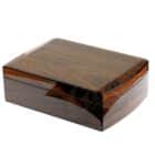 Humidor Υγραντήρας πούρων walnut set για 15 Πούρα ξύλινος καφέ χρώμα