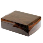 Humidor Υγραντήρας πούρων walnut set για 15 Πούρα ξύλινος καφέ χρώμα