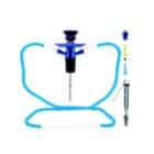 Σετ Ναργιλέ Ταξιδίου ναργιλές μπλε χρώμα με αξεσουάρ