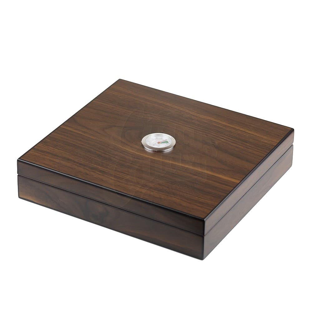 Humidor Υγραντήρας Walnut για 20 Πούρα Humidor Υγραντήρας πούρων Walnut για 20 Πούρα ξύλινος καφέ χρώμα