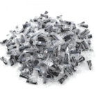 Ατομικά μαύρα στόμια-πιπάκια μίας χρήσης για ναργιλέ 100 τεμάχια