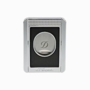 Black Chrome Πουροκόφτης με Βάση Πούρου χρώμα chrome-μαύρο