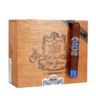 Don Pepin Garcia Original Invictos πούρο Νικαράγουας Κούβας γεύση δέρματος πάνω στο ξύλινο κουτί του