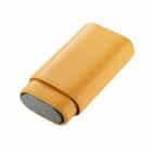 Πουροθήκη Δερμάτινη με Κέδρο (4038), κίτρινη, με carbon πάτο