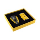 Cohiba Xikar Σετ Αναπτήρας & Πουροκόπτης κόφτης πούρου χρώμα κίτρινο μέσα στο κουτί τους