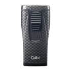 αναπτήρας colibri με μαύρο carbon σχέδιο