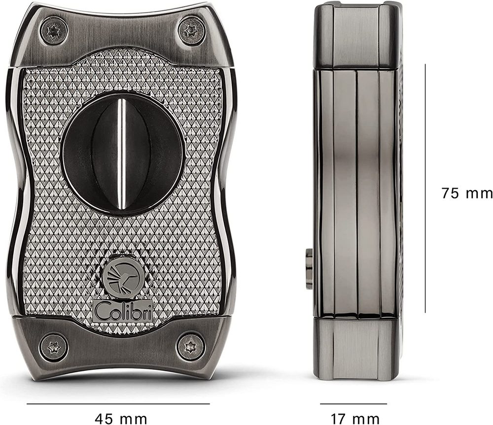 SV-CUT κόφτης πούρων πουροκόπτης χρώμα gunmetal μεταλλικός