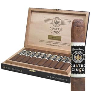 Cuatro Cinco Doble Robusto πούρο ρομπούστο 127 χιλιοστά 56 χιλιοστά διάμετρος Νικαράγουα μέσα στο κουτί τους