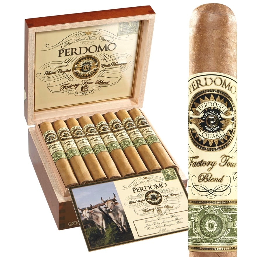 Factory Tour Blend Connecticut Toro πούρο Νικαράγουα μέσα στο κουτί τους