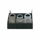 πουροκόπτης κόφτης πούρων σε διαφανή χρώμα γκρι ασημί διάφανο