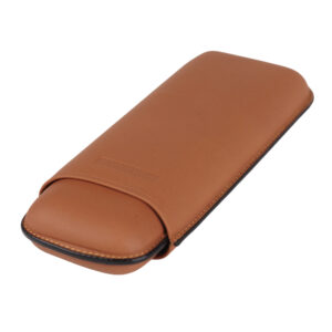 δερμάτινη θήκη smooth natural χρώμα καφέ για 2 gigants