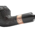 Distillery Sandblast Black 129 Tobacco Pipe πίπα καπνού μαύρο χρώμα