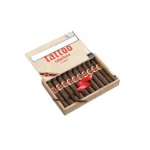 tattoo caballero πούρο 127 χιλιοστών διάμετρος 50 χιλιοστά Εκουαδόρ Νικαράγουα στο κουτί τους