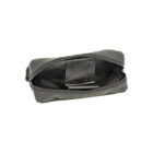 Μαύρη Διπλή Δερμάτινη Θήκη Πίπας καπνού ανοιχτή