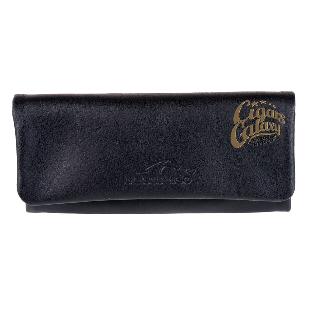 mestango Θήκη Καπνού δερμάτινη Θήκη Καπνού Στριφτού μαύρη