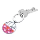 circle of love μπρελόκ μεταλλικό με κρίκο