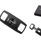 μεταλλικός πουροκόπτης v-cut μαύρο χρώμα