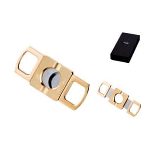 μεταλλικός πουροκόπτης γκιλοτίνα σε χρυσό χρώμα