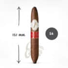 πούρο με μήκος 151mm και δαχτυλίδι 54 σε σχήμα perfectos