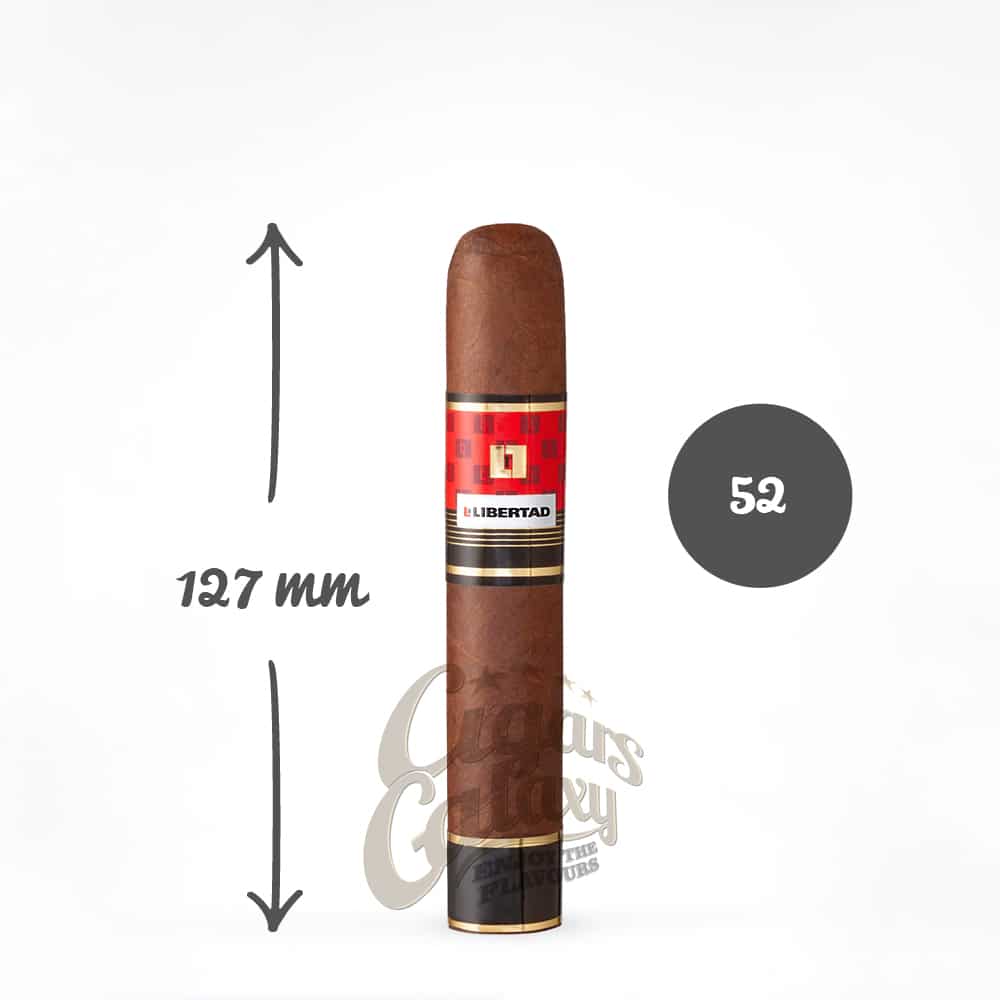villiger la libertad robusto πούρο πούρο με μήκος 127mm και δαχτυλίδι 52