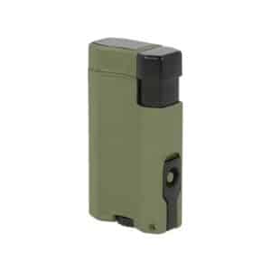 αναπτήρας χρώμα χακί αντιανεμικός διπλός jet