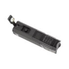 μαύρος αναπτήρας με ανοιχτό των ενσωματωμένο πουροκόπτη punch