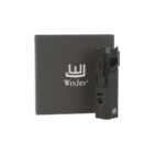 μαύρος αναπτήρας με το κουτί του