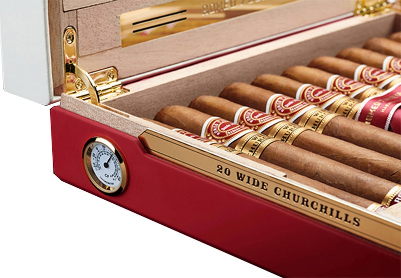 Wide Churchills Travel Humidor υγραντήρας πούρο