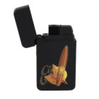 piercer αναπτήρας jet flame μαύρο χρώμα σχέδιο αντιανεμικός