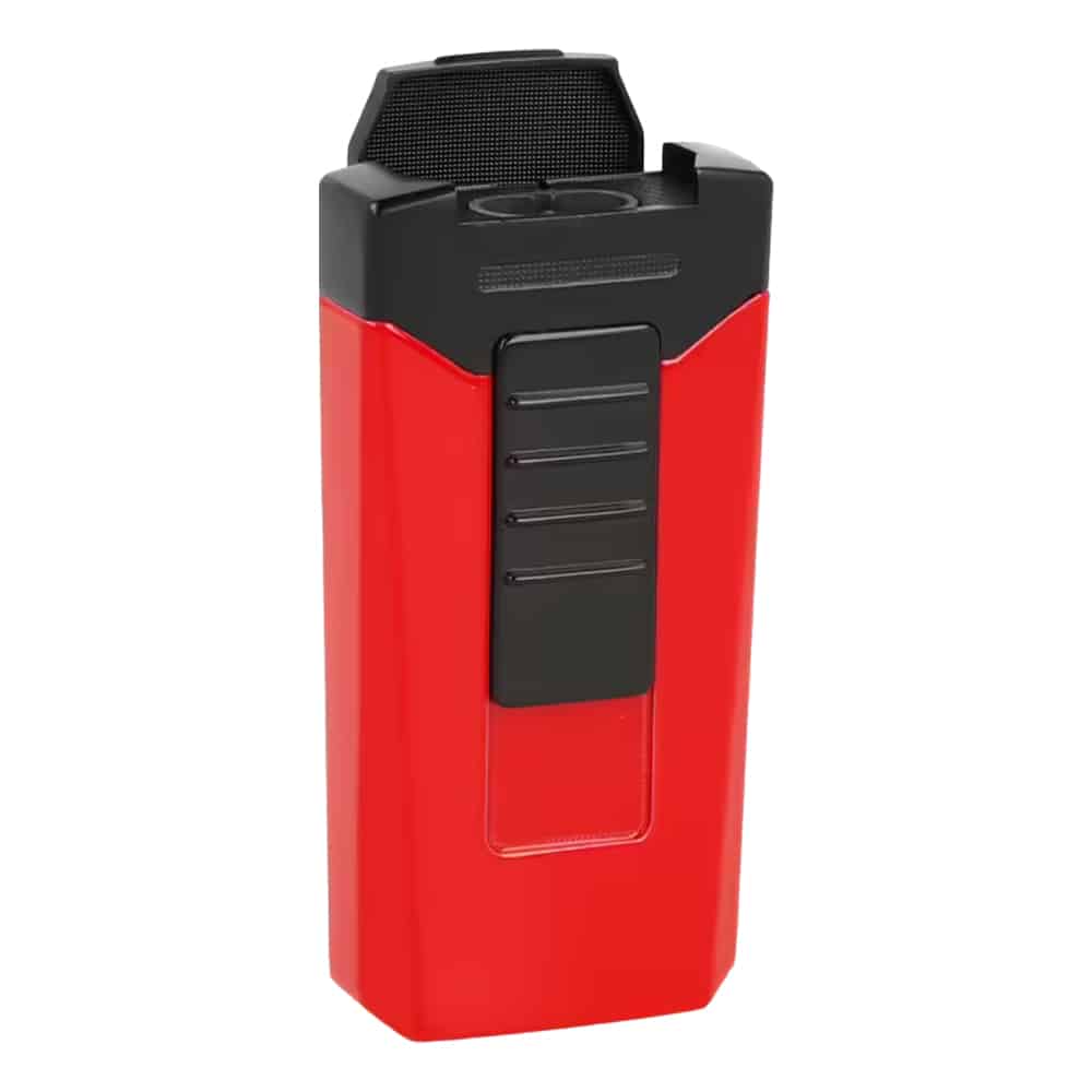 Double jet flame αναπτήρας τζετ κόκκινο χρώμα