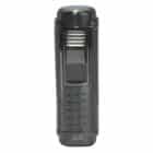 αναπτήρας jet τετραπλός αντιανεμικός μεταλλικός γκρι χρώμα