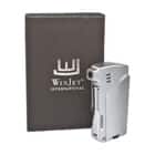 Αναπτήρας πίπας ασημί χρώμα μεταλλικός εργαλεία συντήρηση πίπας