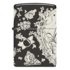 Zippo αναπτήρας tattoo theme σχέδιο άσπρο μαύρο χρώμα