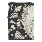 Zippo αναπτήρας tattoo theme σχέδιο άσπρο μαύρο χρώμα