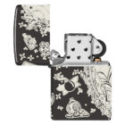 Zippo αναπτήρας tattoo theme σχέδιο άσπρο μαύρο χρώμα