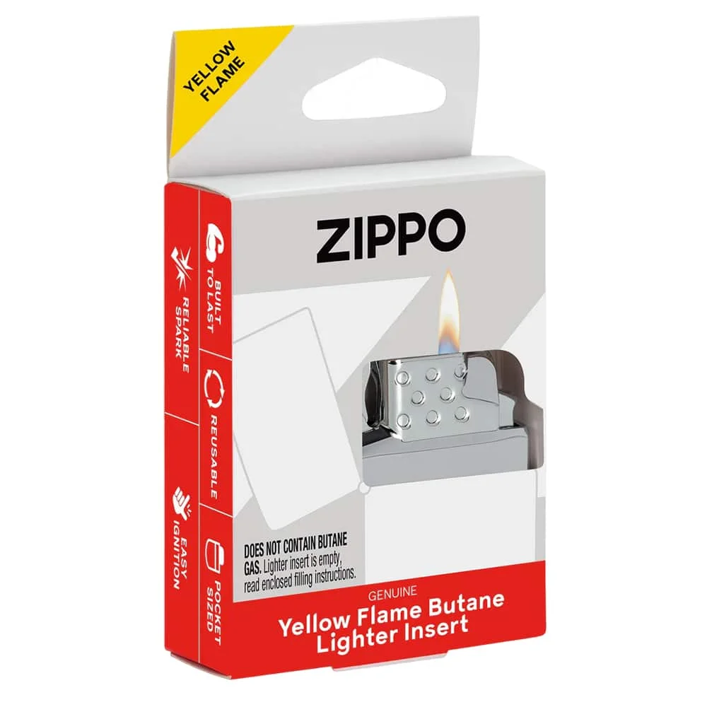 Zippo αναπτήρας βουτάνιο μεταλλικός γκρι συσκευασία