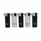 Atomic αναπτήρας πίπας ηλεκτρονικός επαναγεμιζόμενος χρώμα άσπρο μαύρο