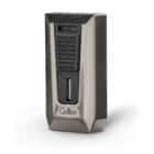 αναπτήρας colibri σε χρώμα γκρι μεταλλικό τύπου jet με μαύρα πλαστικά στοιχεία