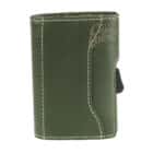 C-Secure δερμάτινο πορτοφόλι embossed olive green πράσινο χρώμα με προστασία