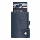 C-Secure δερμάτινο πορτοφόλι embossed μπλε χρώμα με προστασία τραπεζικές κάρτες