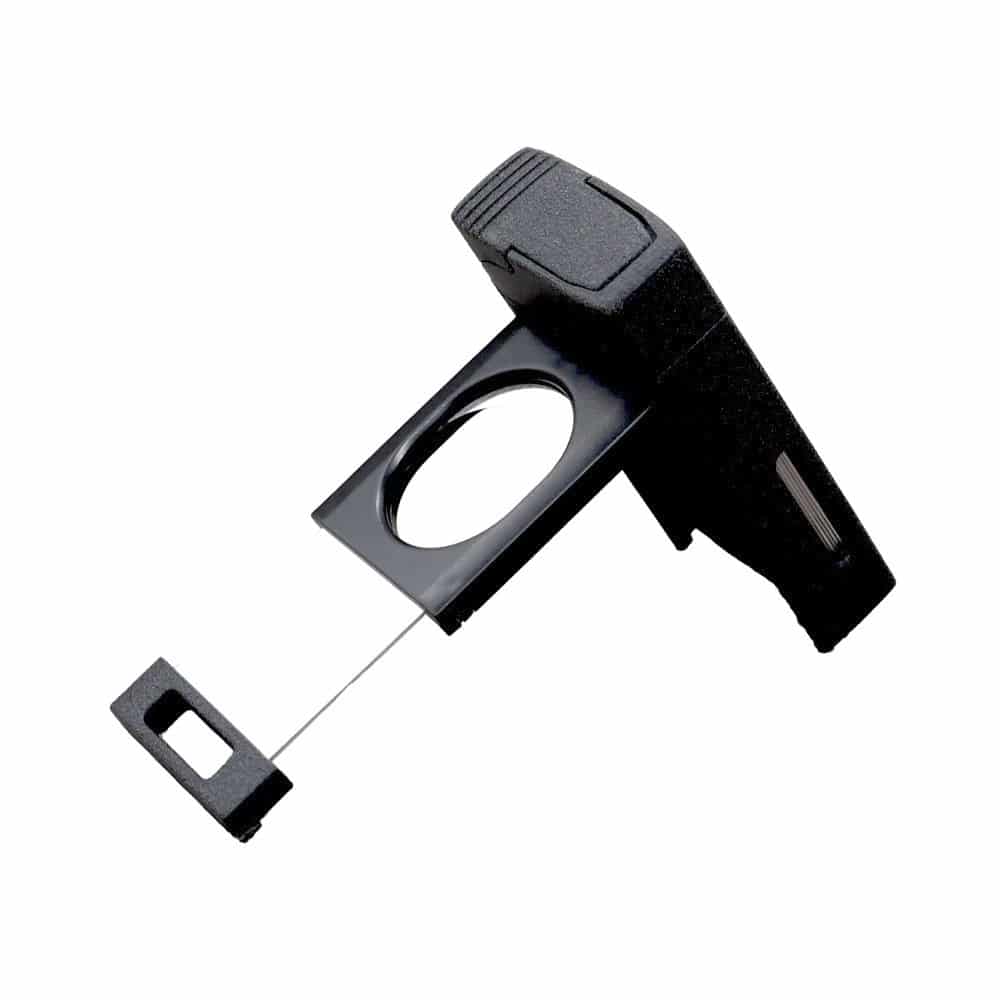 Wijnet διπλός αντιανεμικός αναπτήρας jet μαύρος με κόφτη πούρων γκιλοτίνα