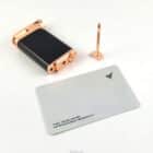 Pacific Air Αναπτήρας Πίπας καπνού με Tamper χρώμα Black & Rose Gold