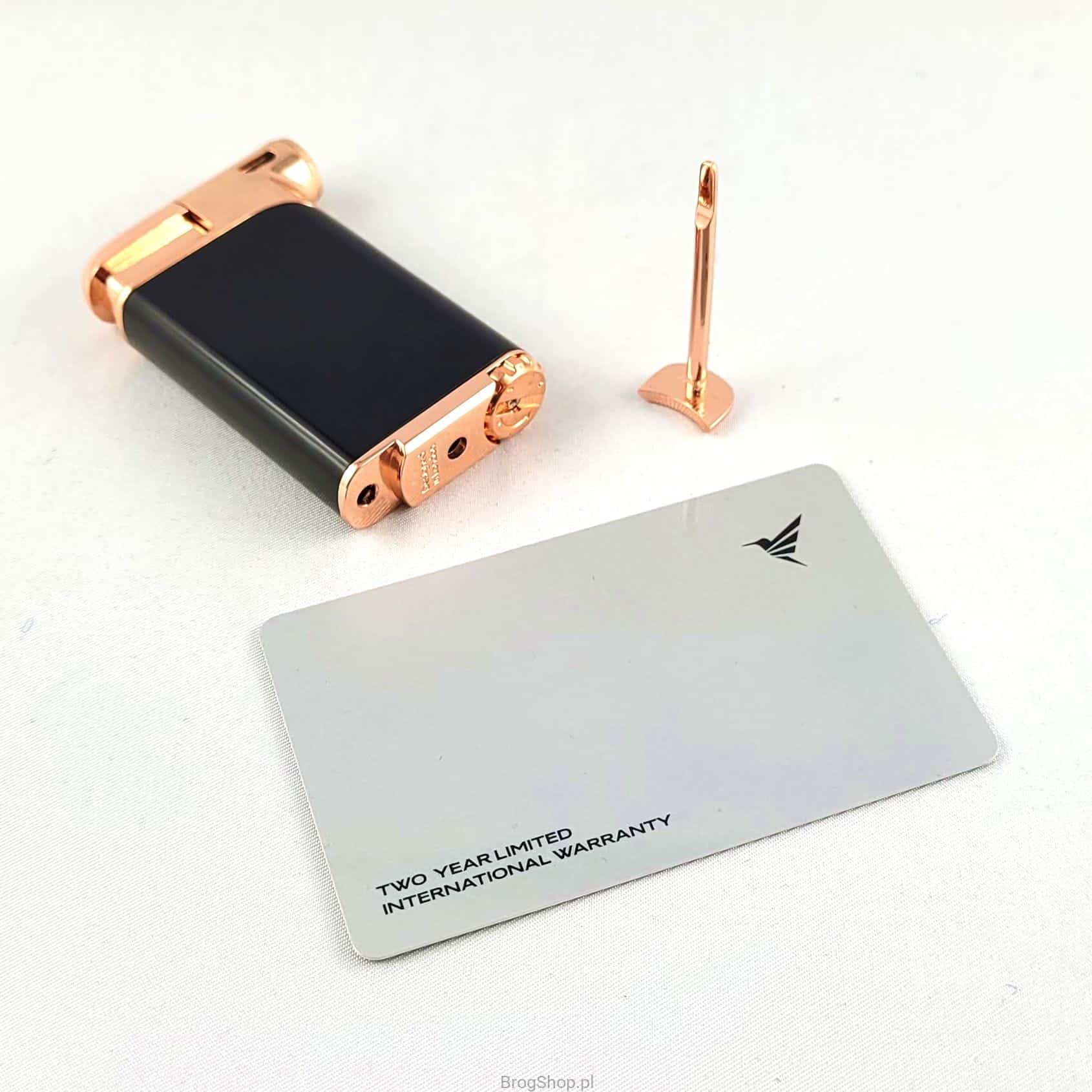 Pacific Air Αναπτήρας Πίπας καπνού με Tamper χρώμα Black & Rose Gold